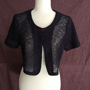Navy Shear Shrug